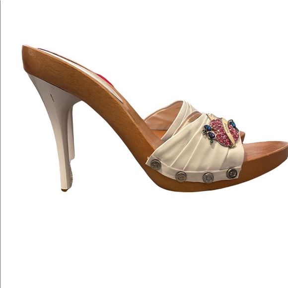 Bebe Y2K Embellished Heels Size 9 - Picture 9 of 17